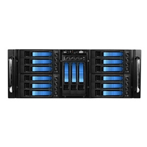 iStarUSA 4U 10-Bay Stylish Storage Server Rackmount 15x3.5" Hotswap Chassis D410-B15BL