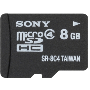 Sony 8GB microSDHC Memory Card SR8A4/TQMN