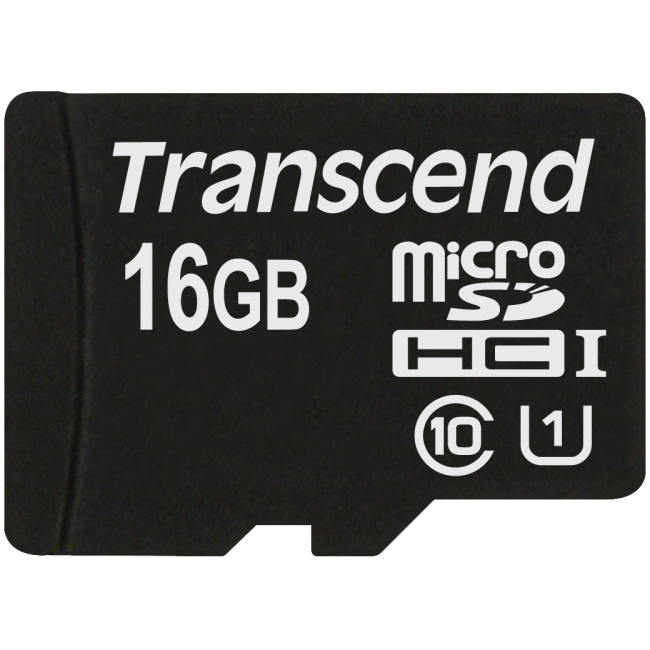 Transcend microSDHC Class 10 UHS-I (Premium) TS16GUSDCU1