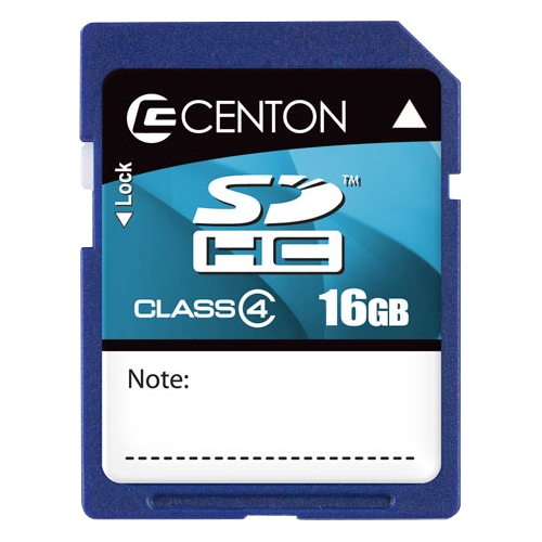 Centon 16GB microSD High Capacity (microSDHC) Card - Class 4 S1-MSDHC4-16G