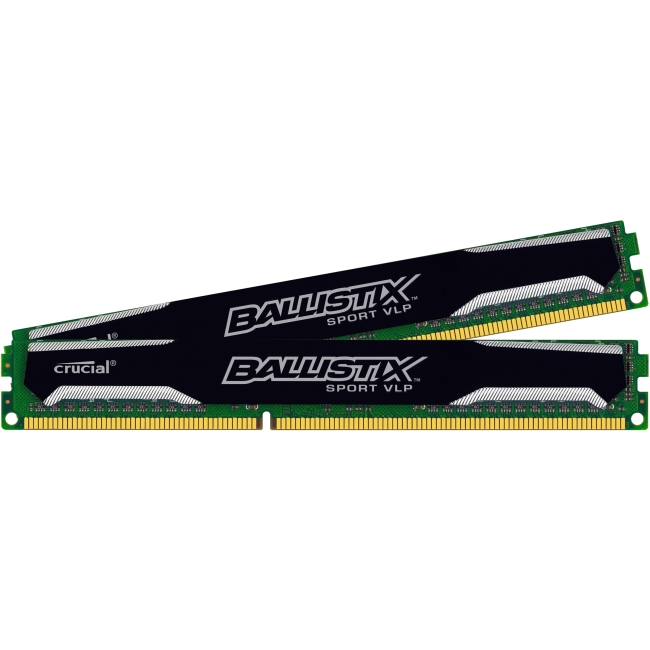 Crucial 8GB Kit (4GBx2), Ballistix 240-pin DIMM, DDR3 PC3-12800 Memory Module BLS2K4G3D1609ES2LX0
