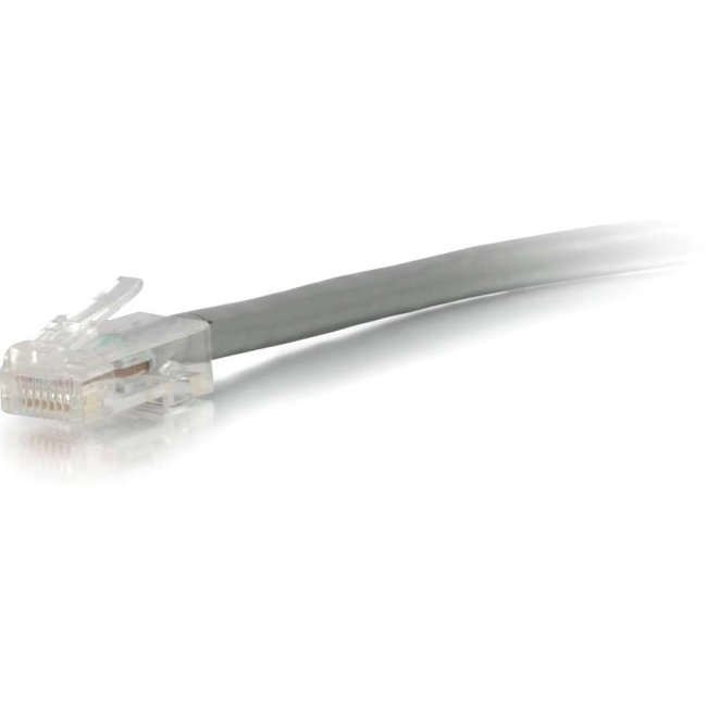 C2G 8 ft Cat5e Non Booted UTP Unshielded Network Patch Cable - Gray 00515