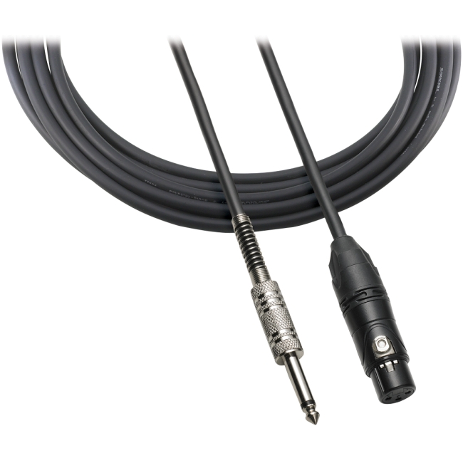 Audio-Technica Microphone Cables (XLRF - 1/4") ATR-MCU20 ATR-MCU