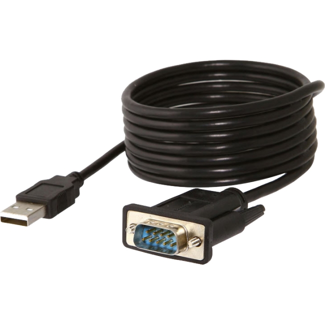 Sabrent USB 2.0 to Serial (9-Pin) DB-9 RS-232 Adapter Cable 6ft Cable (FTDI Chipset) CB-FTDI