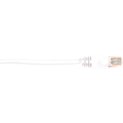 Black Box CAT5e Value Line Patch Cable, Stranded, White, 5-ft. (1.5-m) CAT5EPC-005-WH