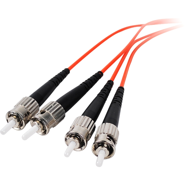 SIIG 2M Multimode 62.5/125 Duplex Fiber Patch Cable ST/ST CB-FE0311-S1