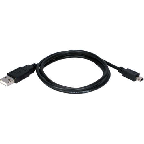QVS USB Mini-B Sync & Charger High Speed Cable CC2215M-06