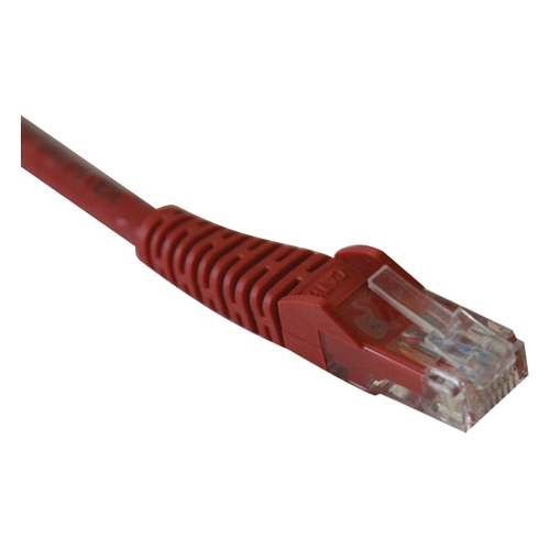 Tripp Lite 10-ft. Cat5e 350MHz Snagless Molded Cable (RJ45 M/M) - Red N001-010-RD