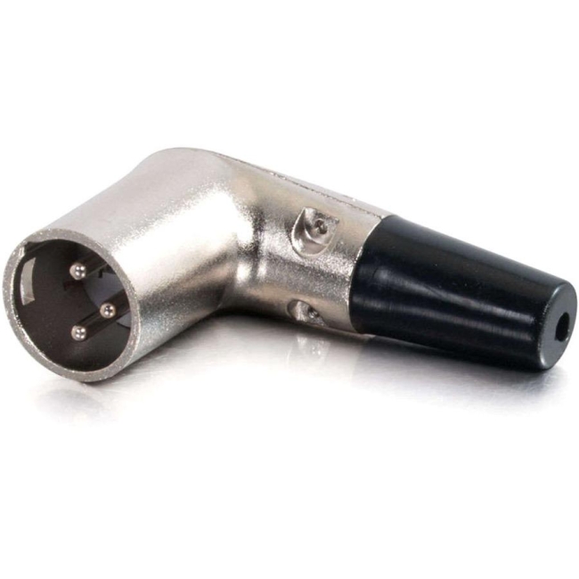 C2G Right Angle XLR Male Inline Connector 40660