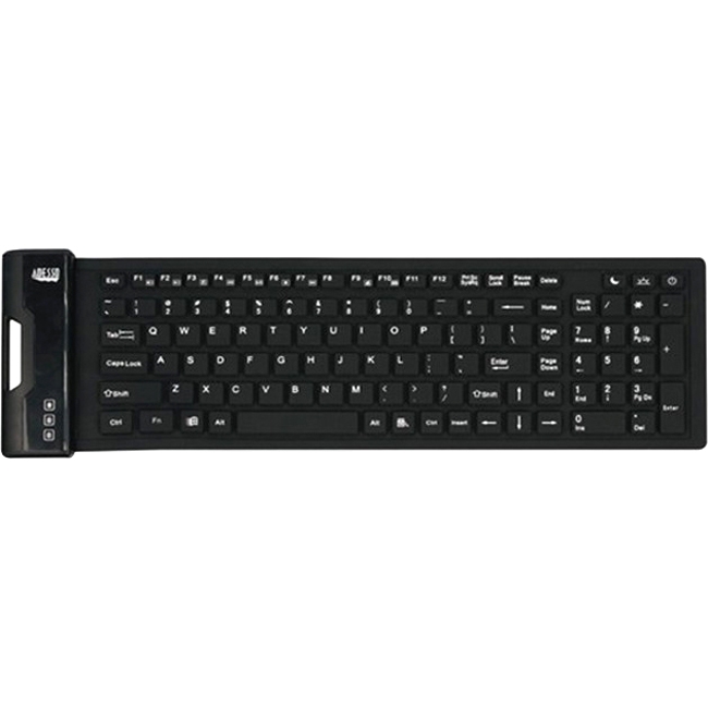 Adesso Waterproof Flex Keyboard AKB-222UB