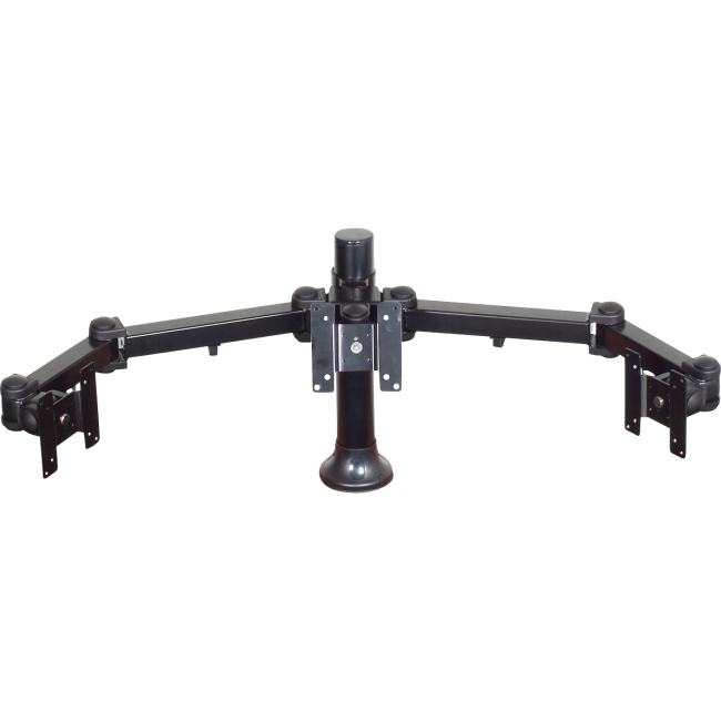 Premier Mounts Triple Display Arm on 15" Tube with Grommet Base MM-AH153