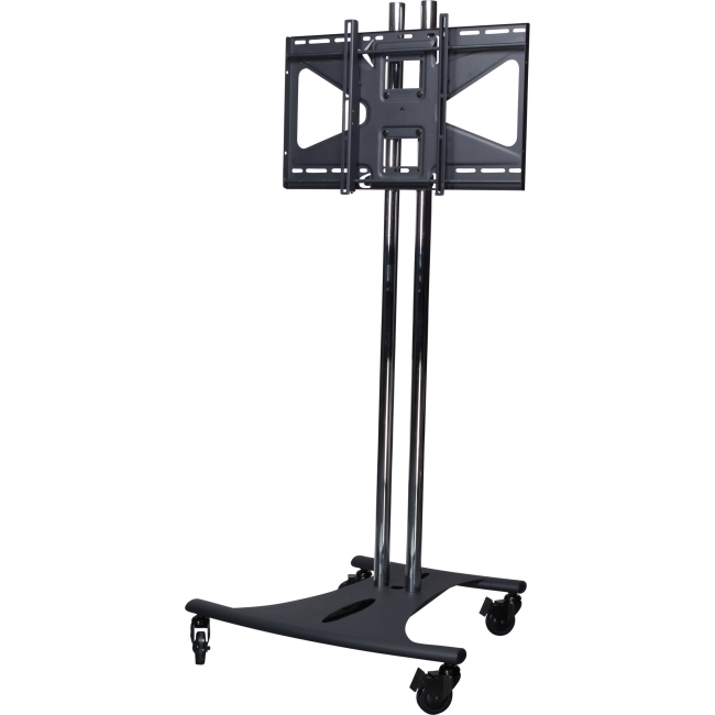 Premier Mounts Mobile Cart with 60 in. Dual Poles and Tilting Mount EBC60-MS2