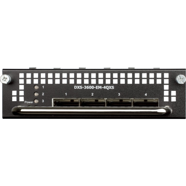 D-Link 4-Port 40G QSFP+ Expansion Module for DXS-3600 DXS-3600-EM-4QXS