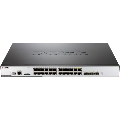 D-Link L2+ Unified Wired/Wireless Gigabit PoE Switches DWS-3160-24PC