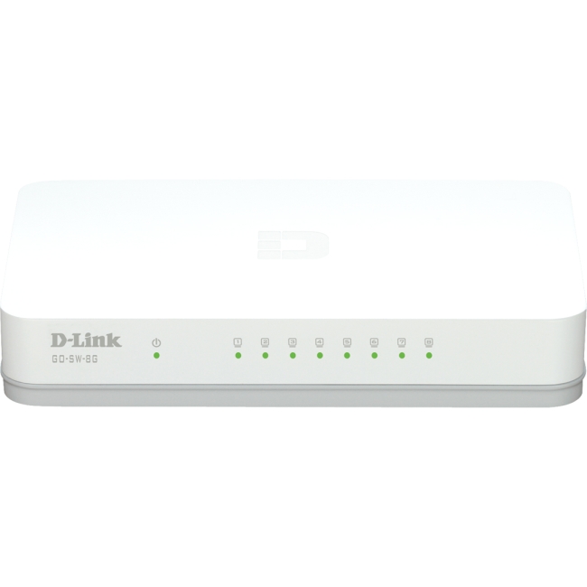 D-Link 8-Port Unmanaged Gigabit Switch GO-SW-8G