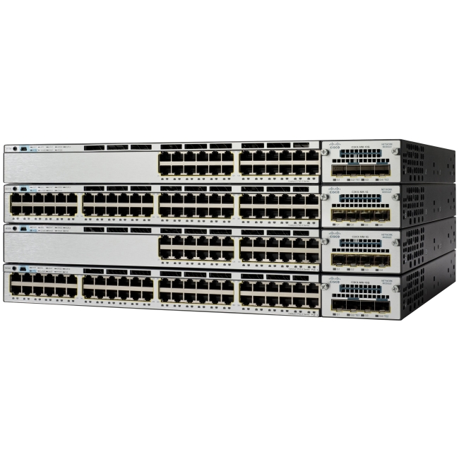 Cisco Catalyst Layer 3 Switch* - Refurbished WS-C3750X-24S-E-RF WS-C3750X-24S-E