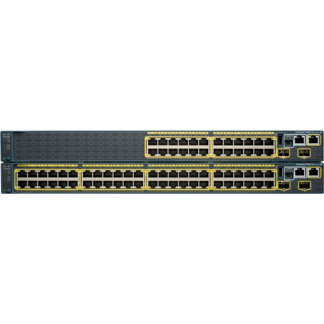 Cisco Catalyst Ethernet Switch - Refurbished WS-C2960-24LC-S-RF C2960-24LC-S