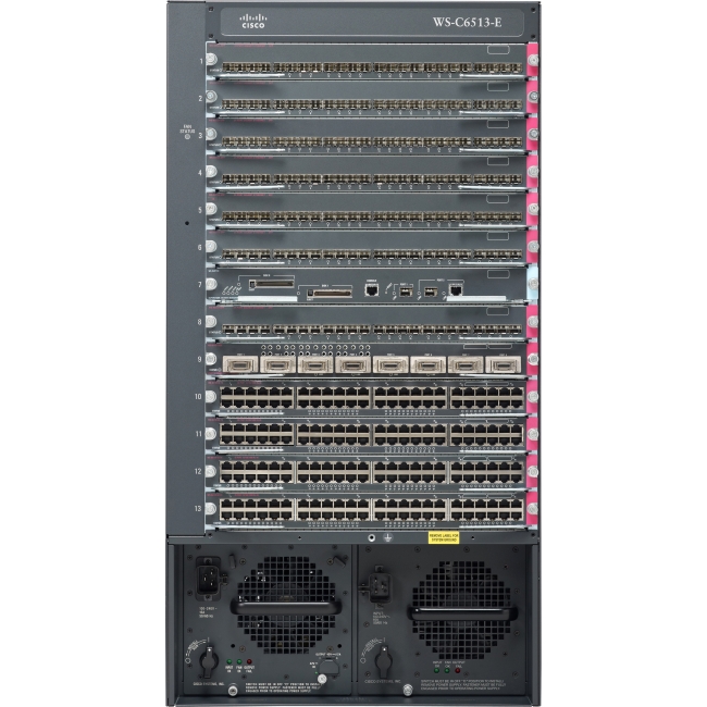 Cisco Catalyst 6513 Enhanced Chassis - Refurbished WS-C6513-E-RF 6513-E