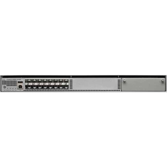 Cisco Catalyst 4500-X 16 Port 10GE IP Base, Front-to-Back Cooling WS-C4500X-16SFP+