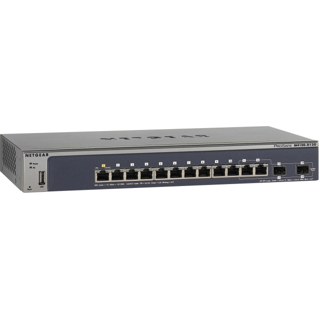 Netgear ProSafe Managed Switch (GSM5212) GSM5212-100NES M4100-D12G