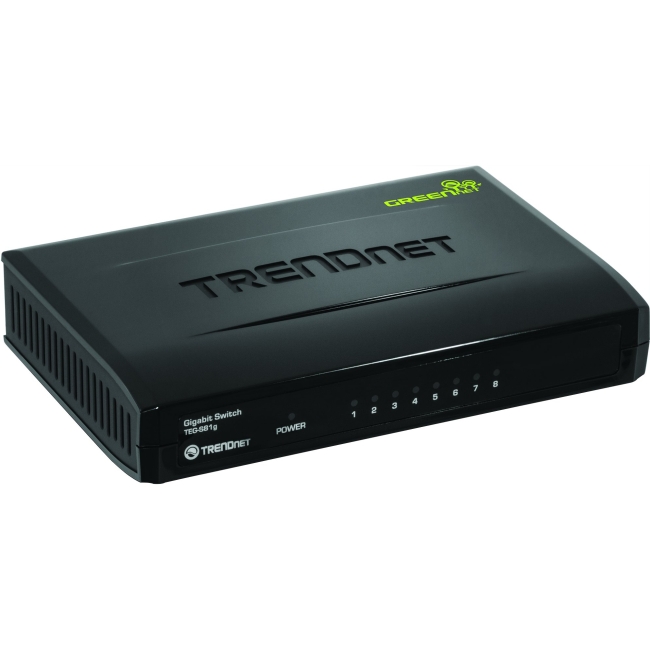 TRENDnet 8-Port Gigabit GREENnet Switch TEG-S81g