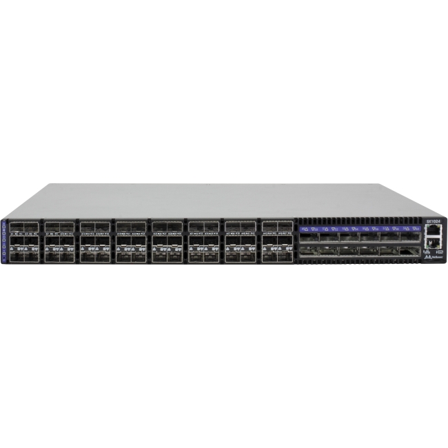 Mellanox 48 Port 10GbE + 12 Port 40/56GbE SDN Switch System MSX1024B-1BRS SX1024