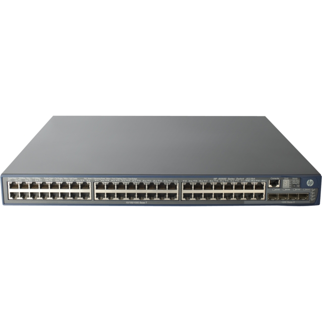 HP TAA-Compliant Switch with 2 Interface Slots JG251A#ABA 5500-48G EI