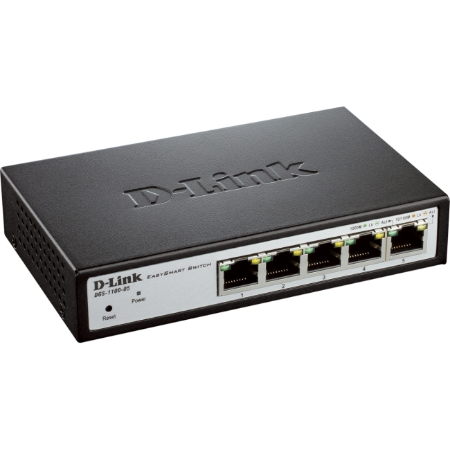 D-Link EasySmart 5-Port Gigabit Switch DGS-1100-05