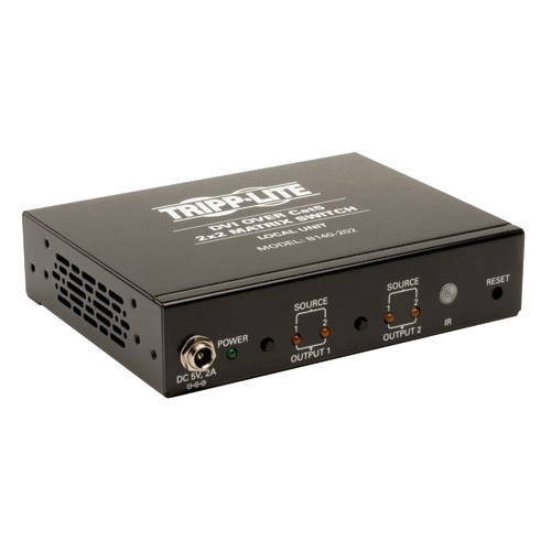 Tripp Lite DVI over Cat5 2x2 Matrix Switch, 2-Port B140-202