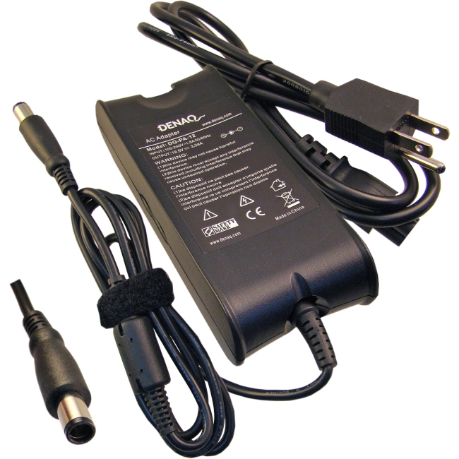Denaq 19.5V 3.34A 7.4mm-5.0mm AC Adapter for DELL DQ-PA-12-7450