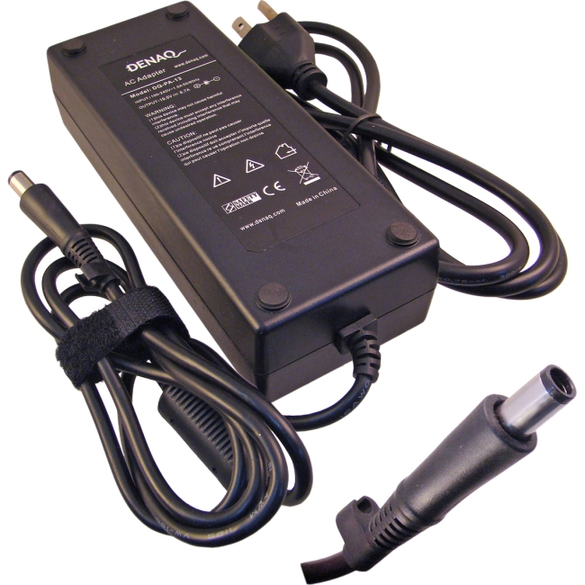 Denaq 19.5V 6.7A 7.4mm-5.0mm AC Adapter for DELL DQ-PA-13-7450