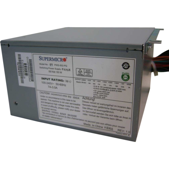 Supermicro ATX12V & EPS12V Power Supply PWS-502-PQ