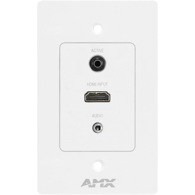 AMX UPX-HDMI+A-US HDMI Pass-Through Universal Transmitter Wallplate (US) FG1402-53-SW