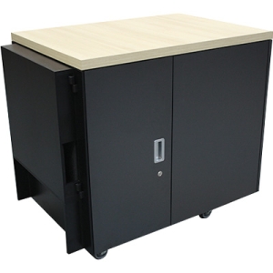 APC NetShelter CX 18U Secure Soundproof Server Room in a Box Enclosure International AR4018IA