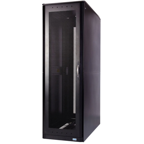 Eaton S-Series Rack: 42U, 24"W, 42"D With Side Panels ETN-ENC422442SB