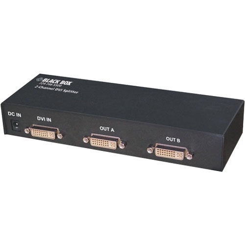 Black Box Digital Visual Interface (DVI) Splitter, 2-Channel AC1031A-R2-2
