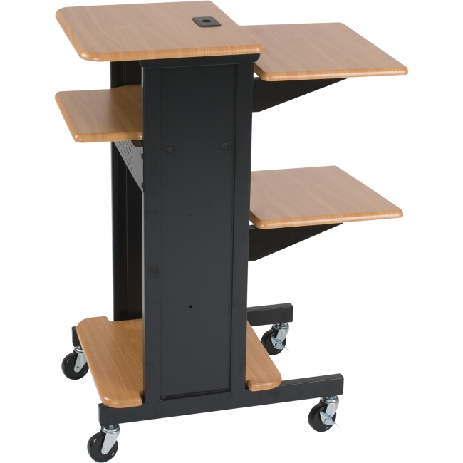 Balt Presentation Cart (Teak/Black) 27519