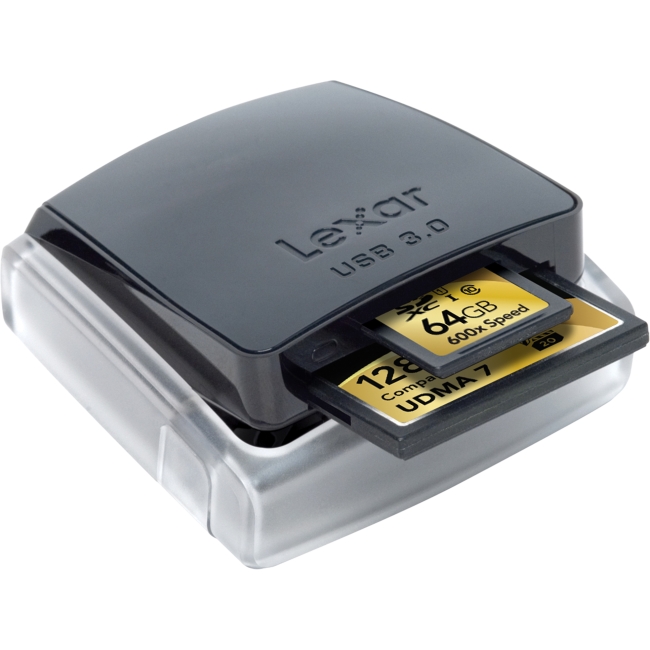 Lexar Professional USB 3.0 Dual-Slot Reader LRW307URBNA
