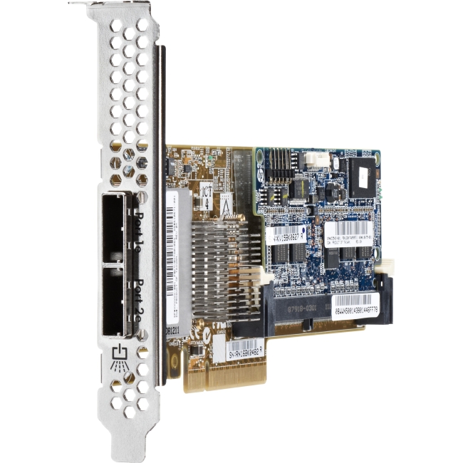 HP Smart Array /2GB FBWC 6Gb 2-ports Ext SAS Controller 631674-B21 P421