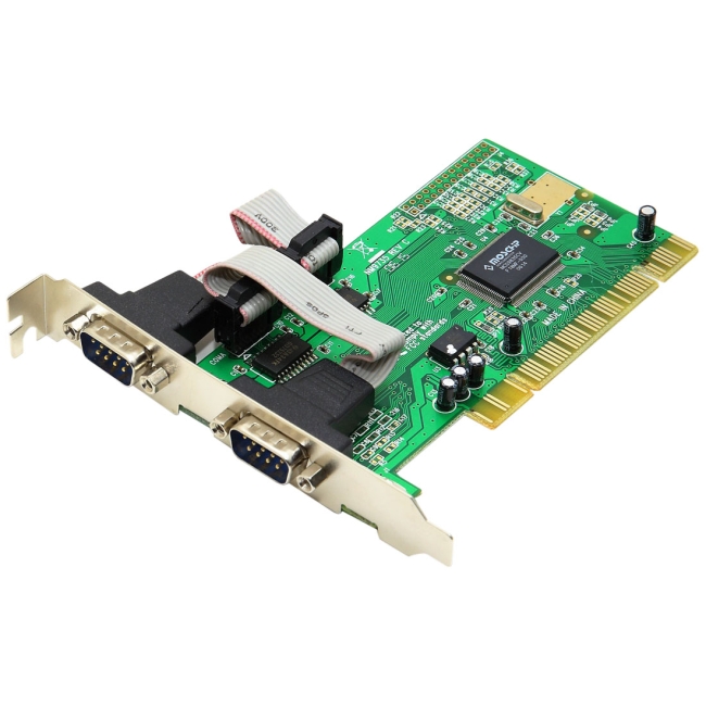 SYBA Multimedia 2 DB-9 Serial (RS-232) Ports PCI Controller Card, Netmos 9835 Chipset SD-PCI-2S