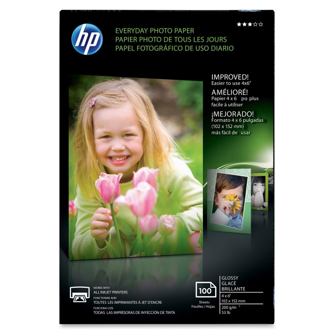 HP Everyday Photo 4x6 Glossy Paper CR759A