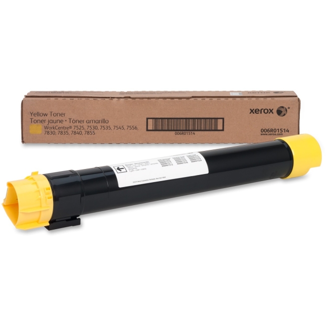 Xerox Yellow Toner for the WorkCentre 7525/7530/7535/7545/7556 - 6R1514 006R01514