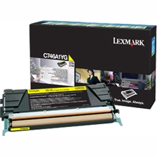 Lexmark C746,C748 Yellow Return Program Print Cartridge (6K) C746A4YG