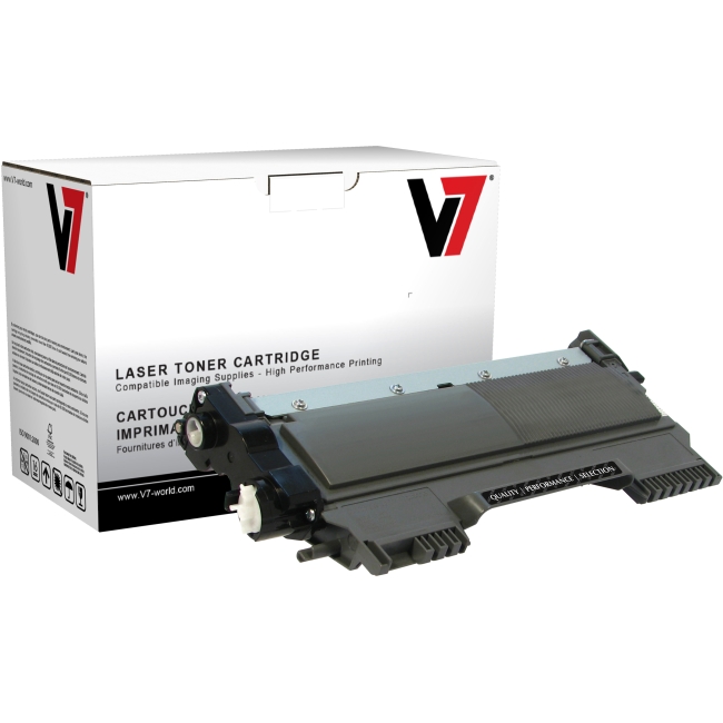 V7 Black Toner Cartridge (High Yield) For Brother DCP-7060D, DCP-7065DN; HL-2220 TBK2TN450H