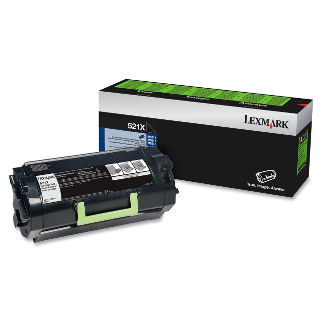 Lexmark Extra High Yield Return Program Toner Cartridge 52D1X00 521X