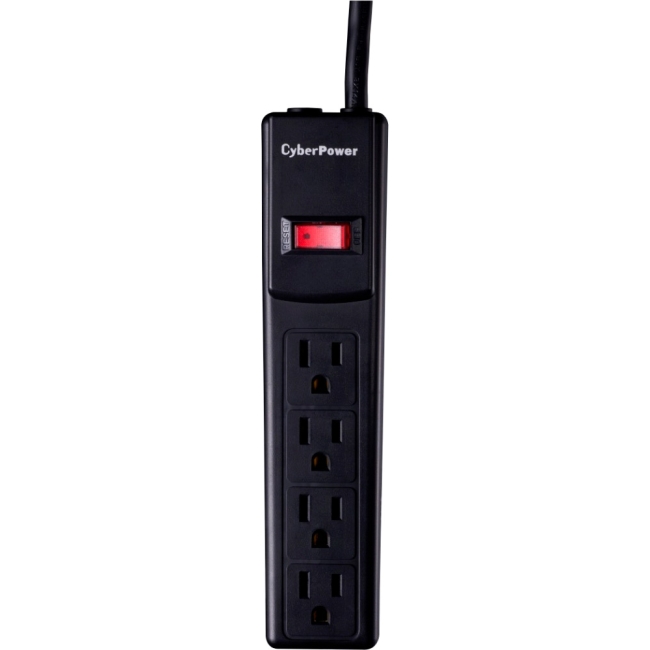 CyberPower Essential 4-Outlets Surge Suppressor 4FT Cord CSB404