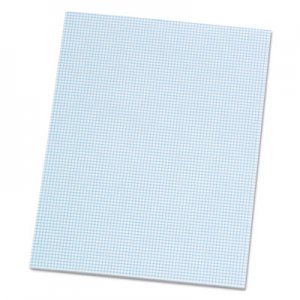 Ampad Quadrille Pads, 8 Squares/Inch, 8 1/2 x 11, White, 50 Sheets TOP22005 22-005