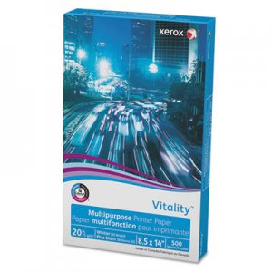 Xerox Vitality Multipurpose Printer Paper, 8 1/2 x 14, White, 500 Sheets/RM XER3R02051 3R02051