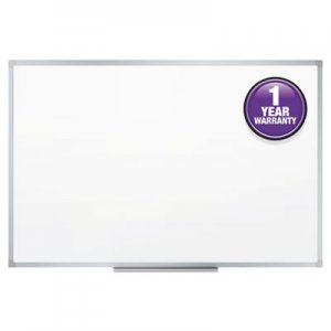 Mead Dry-Erase Board, Melamine Surface, 36 x 24, Silver Aluminum Frame MEA85356 B33