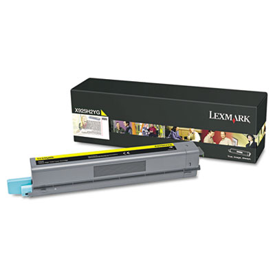 Lexmark High-Yield Toner, 7,500 Page-Yield, Yellow X925H2YG LEXX925H2YG